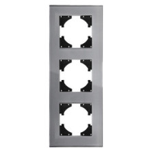 Marco 3 Elementos Vertical Lumibel Victoria LU-2455 Gris Cristal-imagen_A