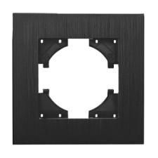 Marco 1 Elemento Horizontal Lumibel Victoria LU-2360 Negro Aluminio Metal-imagen_A