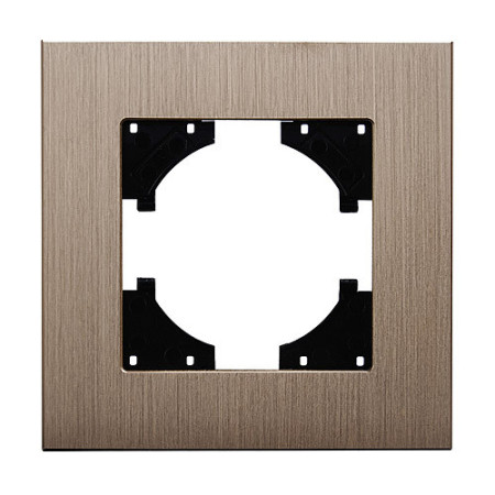 Marco 1 Elemento Horizontal Lumibel Victoria LU-2560 Rosé Aluminio Metal-imagen_A
