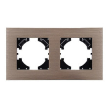 Marco 2 Elementos Horizontal Lumibel Victoria LU-2562 Rosé Aluminio Metal-imagen_A