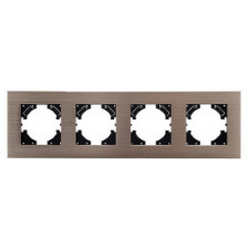 Marco 4 Elementos Horizontal Lumibel Victoria LU-2566 Rosé Aluminio Metal-imagen_A