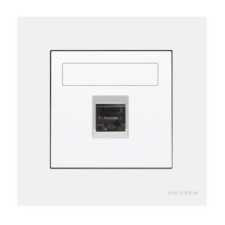 Pack Niessen Sky Essence toma de datos RJ45 completa Blanca-imagen_A