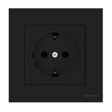 Pack Niessen Sky Essence enchufe schuko completo Negro-imagen_A