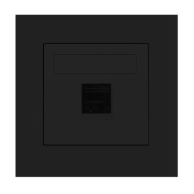Pack Niessen Sky Essence toma de datos RJ45 completa Negra-imagen_A