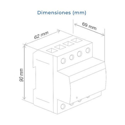 Protector combinado sobretensiones P+T CIRPROTEC 4P 40kA V-CHECK 4RPT-imagen_B