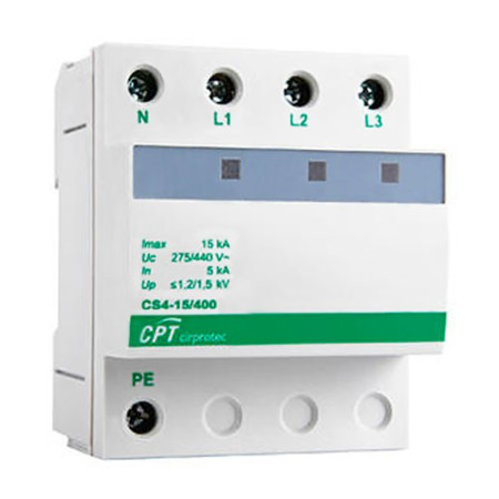 Protector sobretension transitorio CIRPROTEC 3P+N 15kA trifasico CS4-15-400-imagen_A