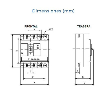 Caja Moldeada 4P 100-160A a 36kA Electronica-imagen_B
