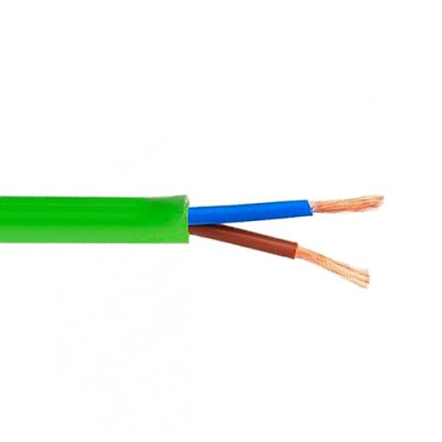 Manguera libre de halógenos de 2x1,5 mm2 RZ1-K verde-imagen_A