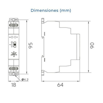 Minutero escalera con programación de 0,5 seg. a 20 min.-imagen_B
