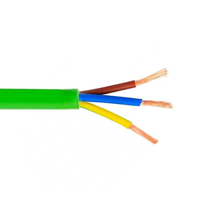 Manguera libre de halógenos de 3x1,5 mm2 RZ1-K verde-imagen_A
