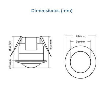 Detector de movimiento-presencia por Infrarrojos empotrable 360º 1.200W 230V-imagen_B