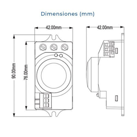 Sensor de movimiento-presencia por Microondas 1.200W 230V-imagen_B