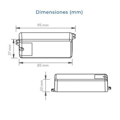 Interruptor con sensor de movimiento-presencia PIR 500W AC 110-240V-imagen_B