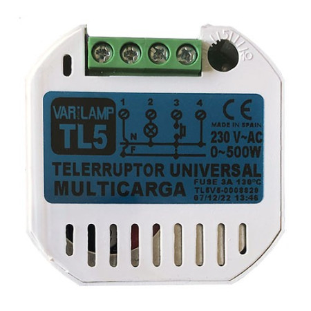Telerruptor multicarga de 0W a 500W Varilamp TL5-imagen_A