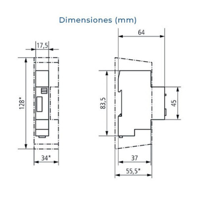 Minutero de escalera modular 16A THEBEN ELPA 8-imagen_B