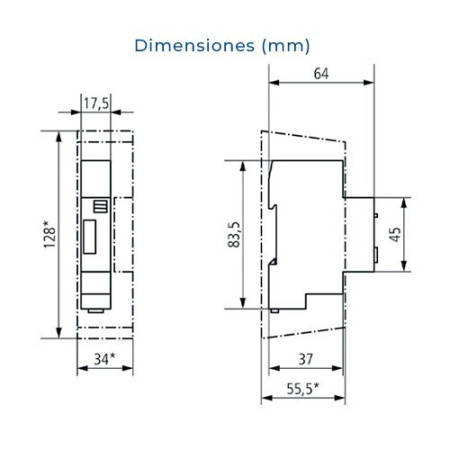 Minutero de escalera modular 16A THEBEN ELPA 8-imagen_B