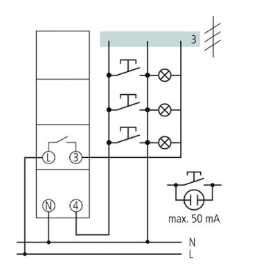 Minutero de escalera modular 16A THEBEN ELPA 8-imagen_C