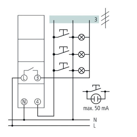 Minutero de escalera modular 16A THEBEN ELPA 8-imagen_C
