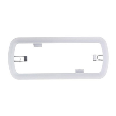 Marco blanco mas garras para empotrar en techo las emergencias EVOLUTION-imagen_A