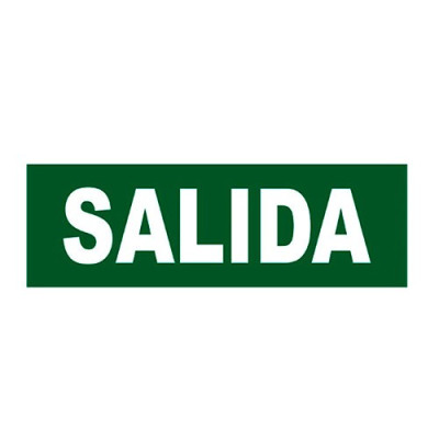 Señal adhesiva de SALIDA-imagen_A