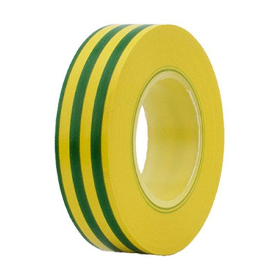 Cinta aislante de Plymouth Amarilla-Verde de 20 metros x 19 mm -imagen_B