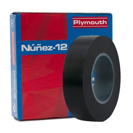 Cinta aislante de Plymouth Negra de 33 metros x 19 mm -imagen_A