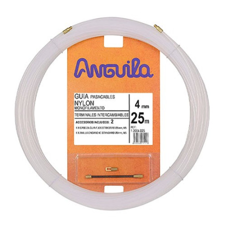Guia pasacables Nylon macizo 4mm de 25 metros en Blanca-imagen_A