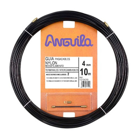 Guia pasacables Nylon macizo 4mm de 10 metros en Negra-imagen_A