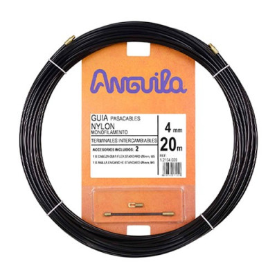 Guia pasacables Nylon macizo 4mm de 20 metros en Negra-imagen_A